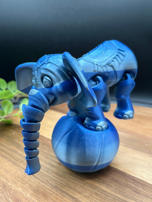 Articulated Balancing Elephant